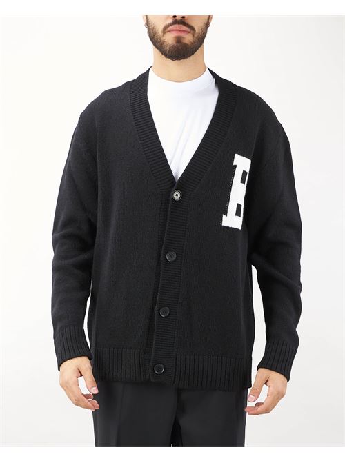 Cardigan in misto lana con logo I'm Brian I'M BRIAN | Cardigan | MA30099